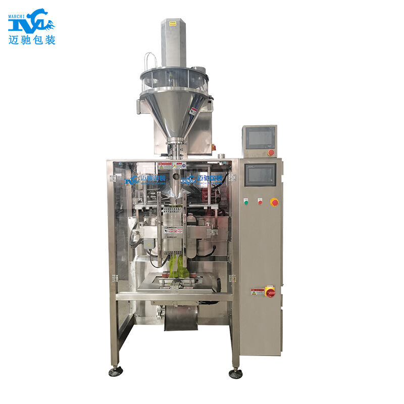 Vertical bag forming, filling and sealing packing machine